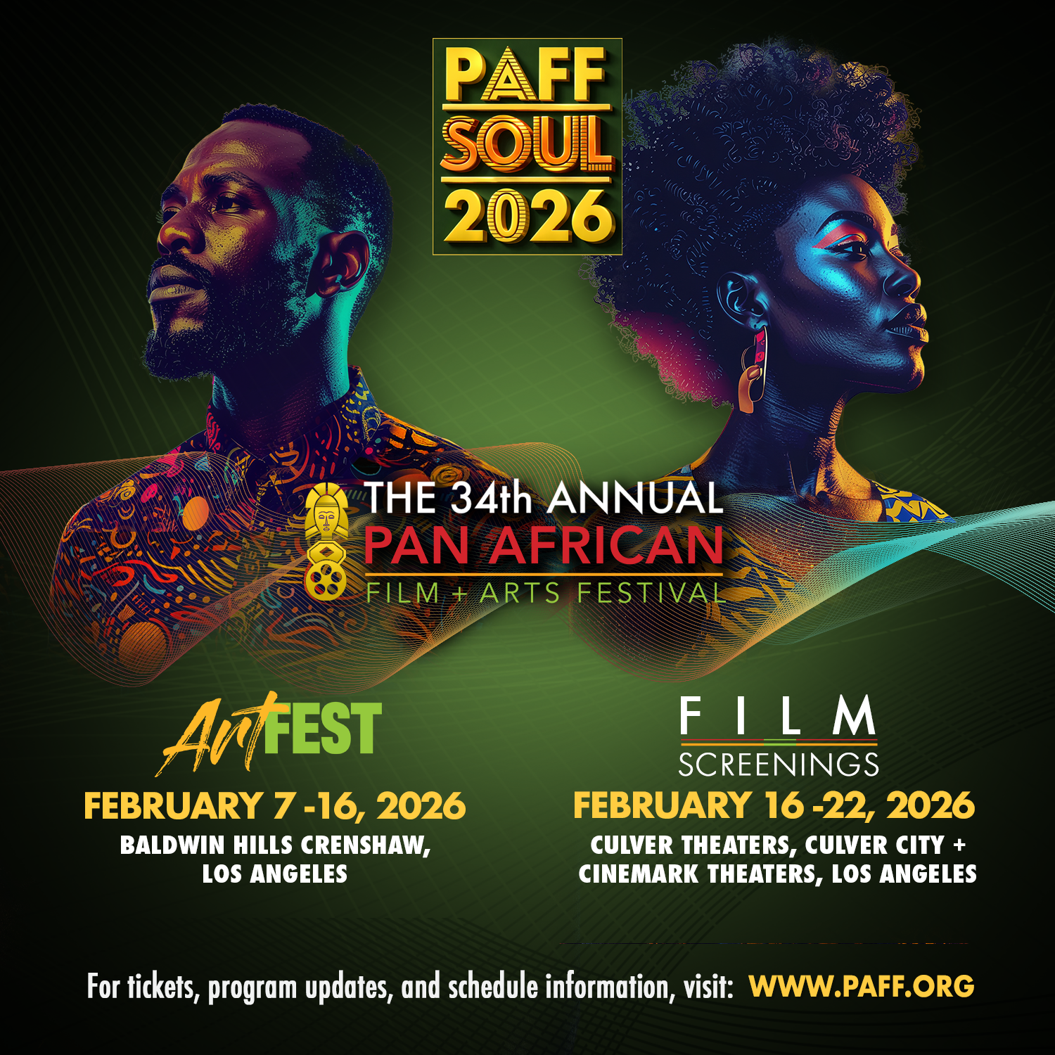 34th Annual Pan African Film & Arts Festival (PAFF) Returns to Los Angeles February 7–22, 2026